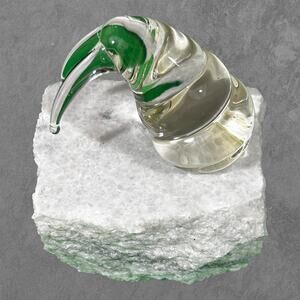 Walrus Figurine Glass "Tusks" Limited Edition #28 Handmade Chodirker & Price